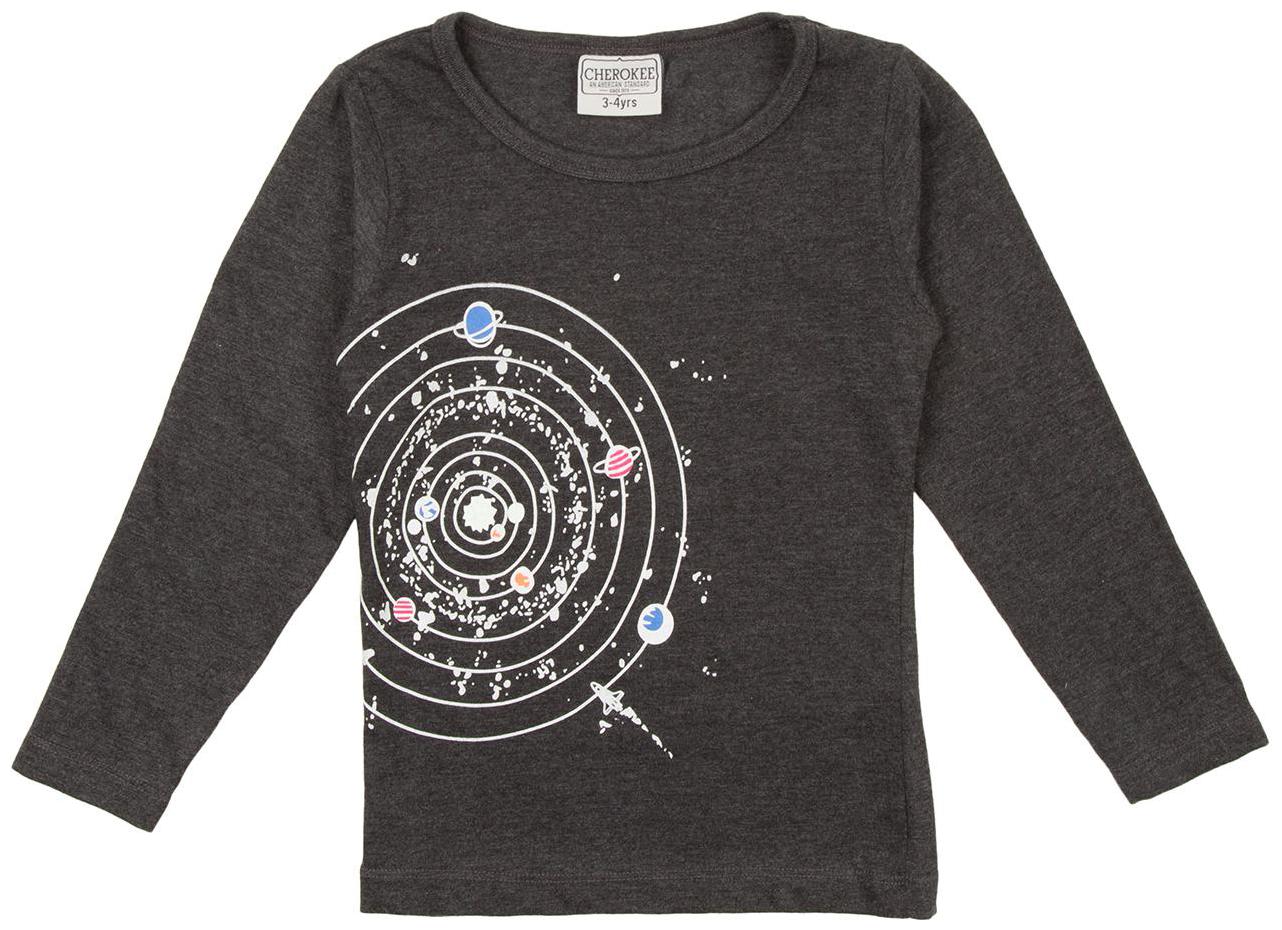 

CHEROKEE Girl Cotton blend Printed T shirt - Grey