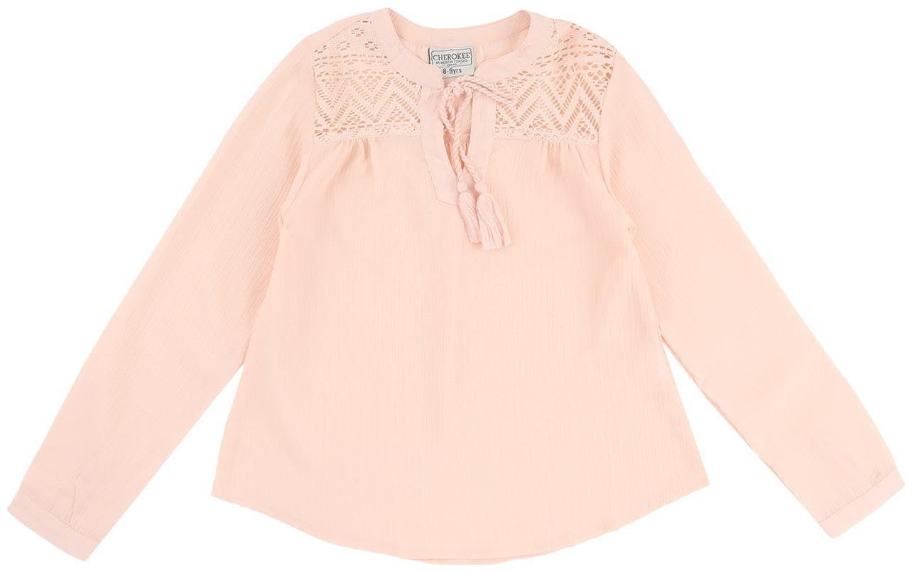 

CHEROKEE Girl Polyester Solid Top - Pink