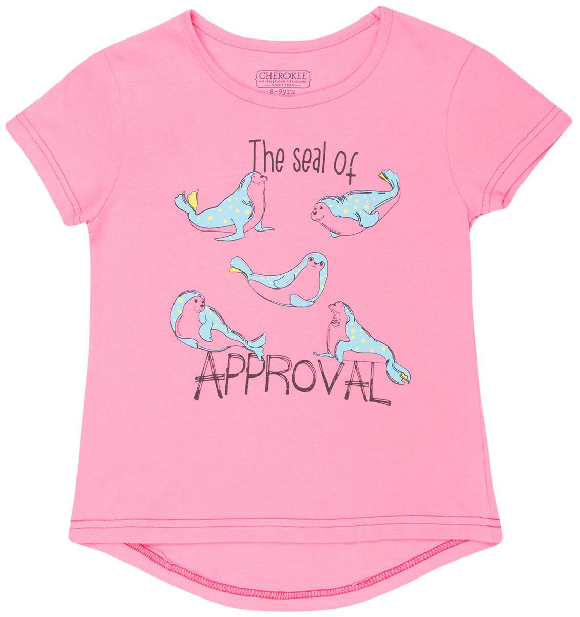 

CHEROKEE Girl Cotton Printed T shirt - Pink