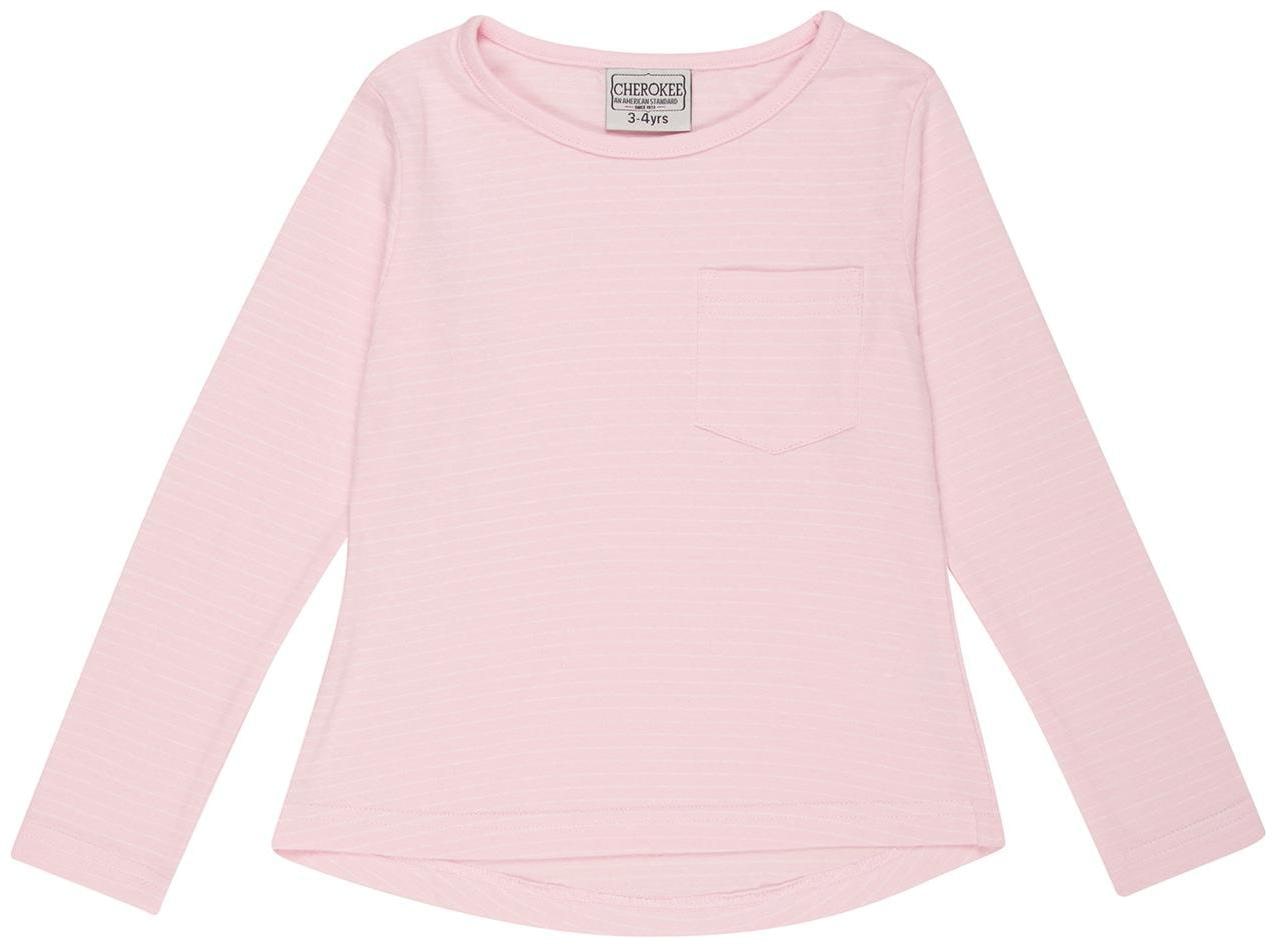 

CHEROKEE Girl Cotton Striped Shirt - Pink