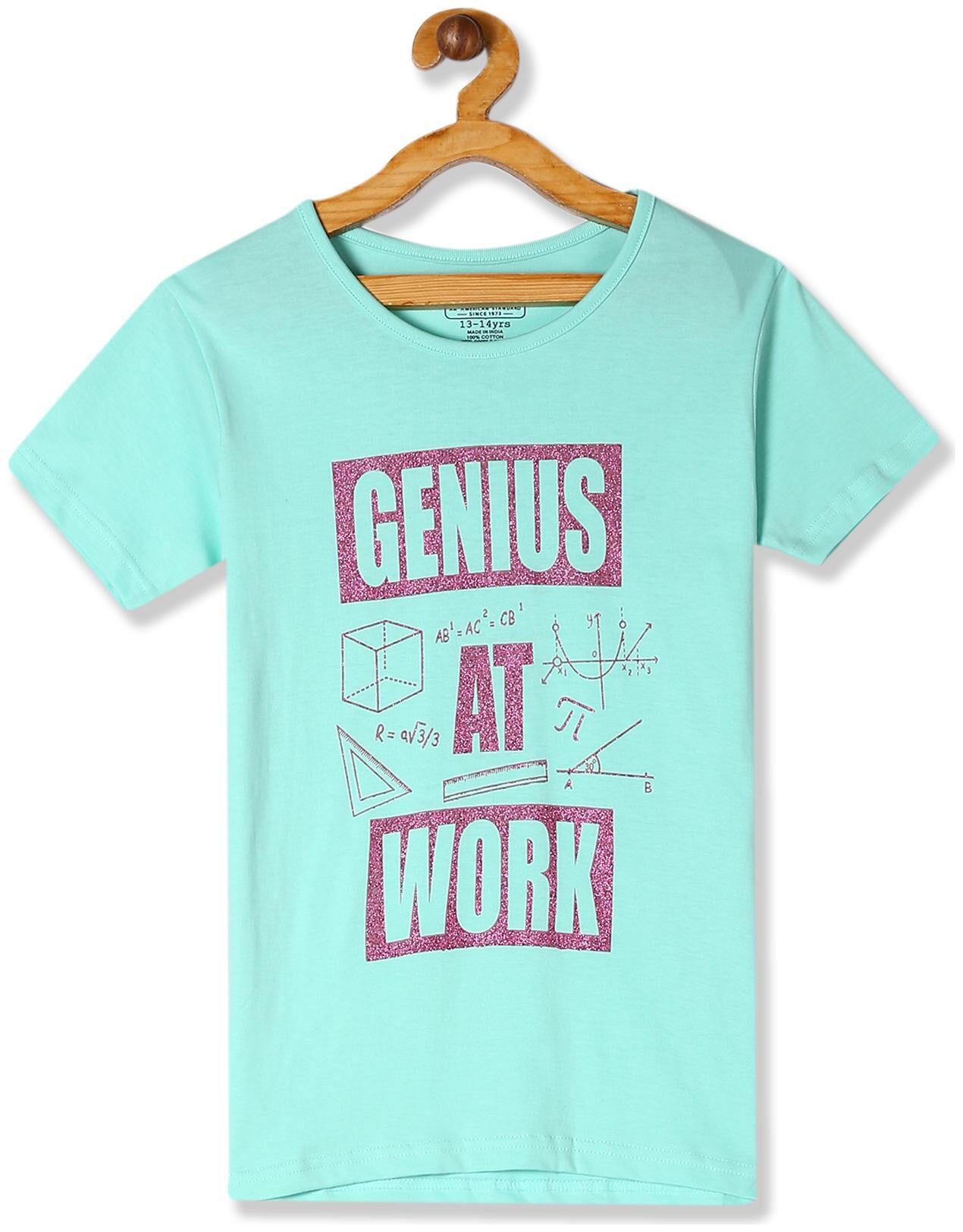 

CHEROKEE Girl Cotton Printed T shirt - Green