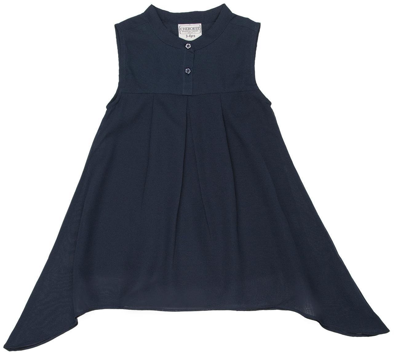 

CHEROKEE Polyester Solid Top for Baby Girl - Blue
