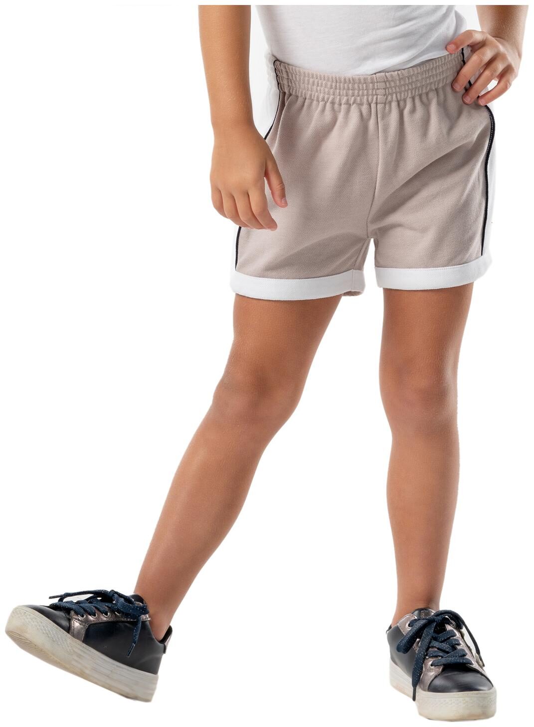 

Cherry Crumble By Nitt Hyman Girl Cotton Solid Regular shorts - Grey