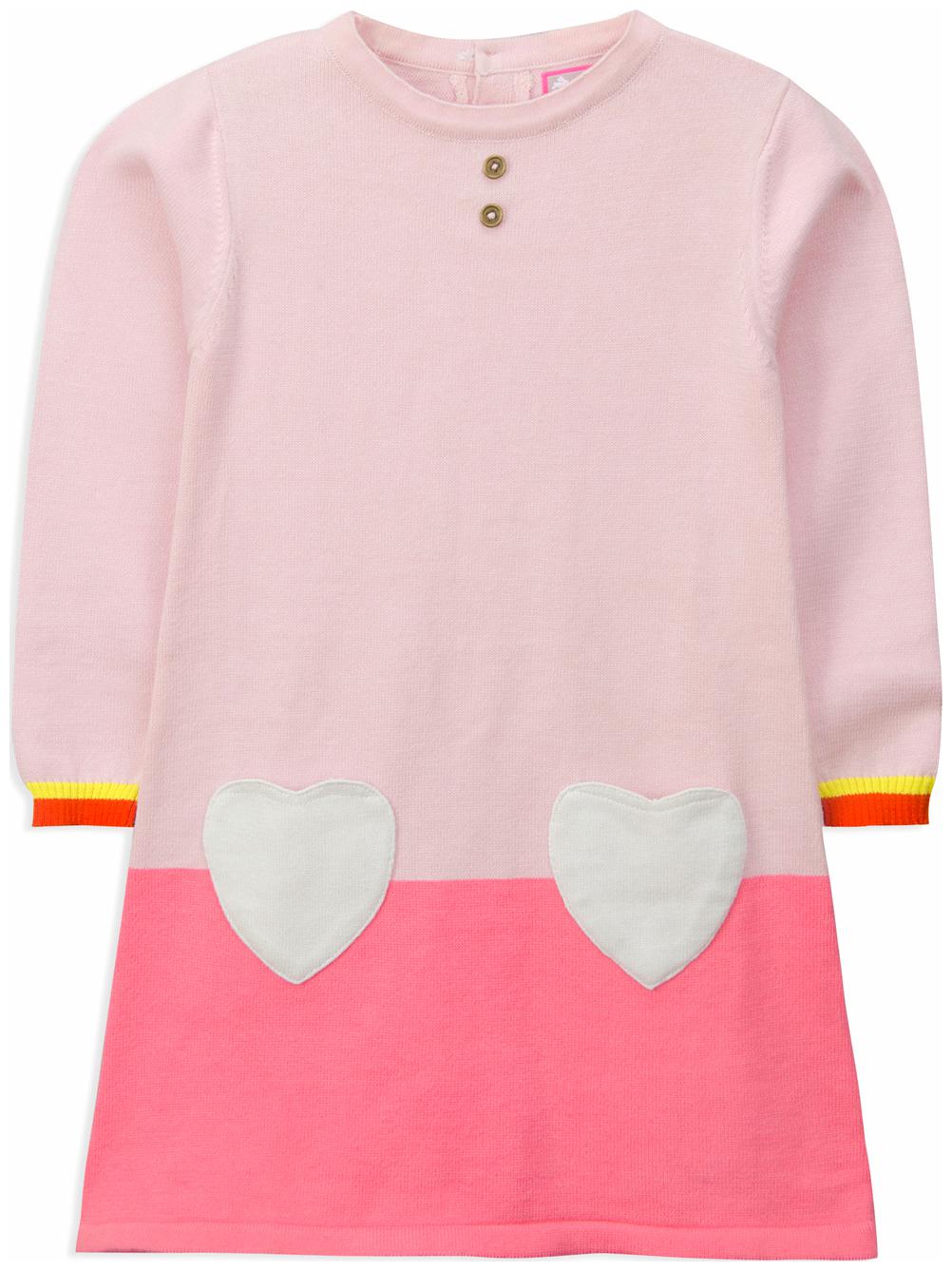 

Cherry Crumble By Nitt Hyman Baby girl Cotton blend Solid Winter frock - Pink