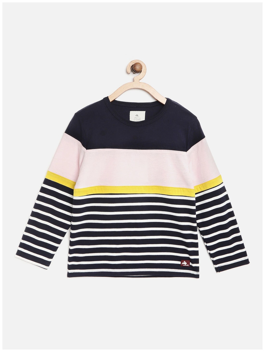 

Cherry Crumble By Nitt Hyman Boy Cotton blend Colorblocked T-shirt - Multi