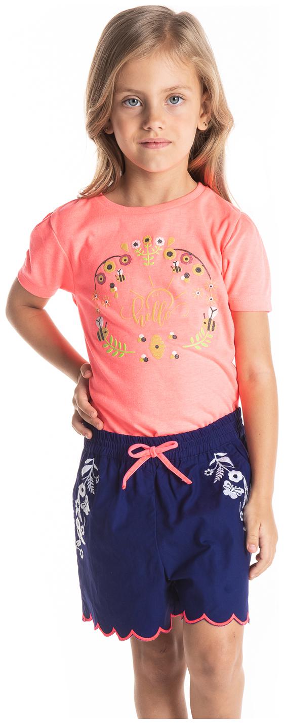 

Cherry Crumble By Nitt Hyman Girl Cotton Embroidered Regular shorts - Blue