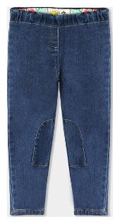 

Cherry Crumble By Nitt Hyman Baby girl Denim Solid Trousers - Blue