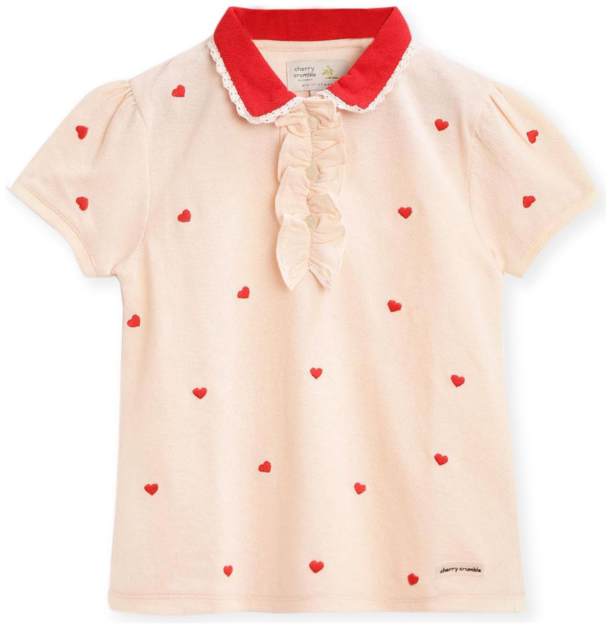 

Cherry Crumble By Nitt Hyman Boy Cotton blend Printed T-shirt - Pink