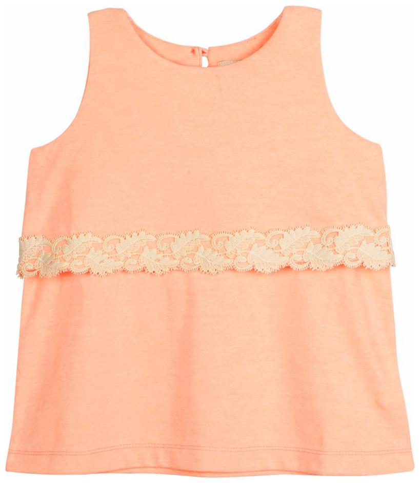 

Cherry Crumble By Nitt Hyman Cotton Solid Top for Baby Boy - Orange