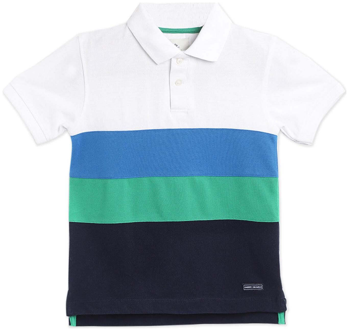 

Cherry Crumble By Nitt Hyman Boy Cotton blend Colorblocked T-shirt - Multi