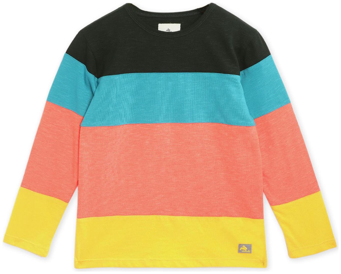 

Cherry Crumble By Nitt Hyman Boy Cotton blend Colorblocked T-shirt - Multi