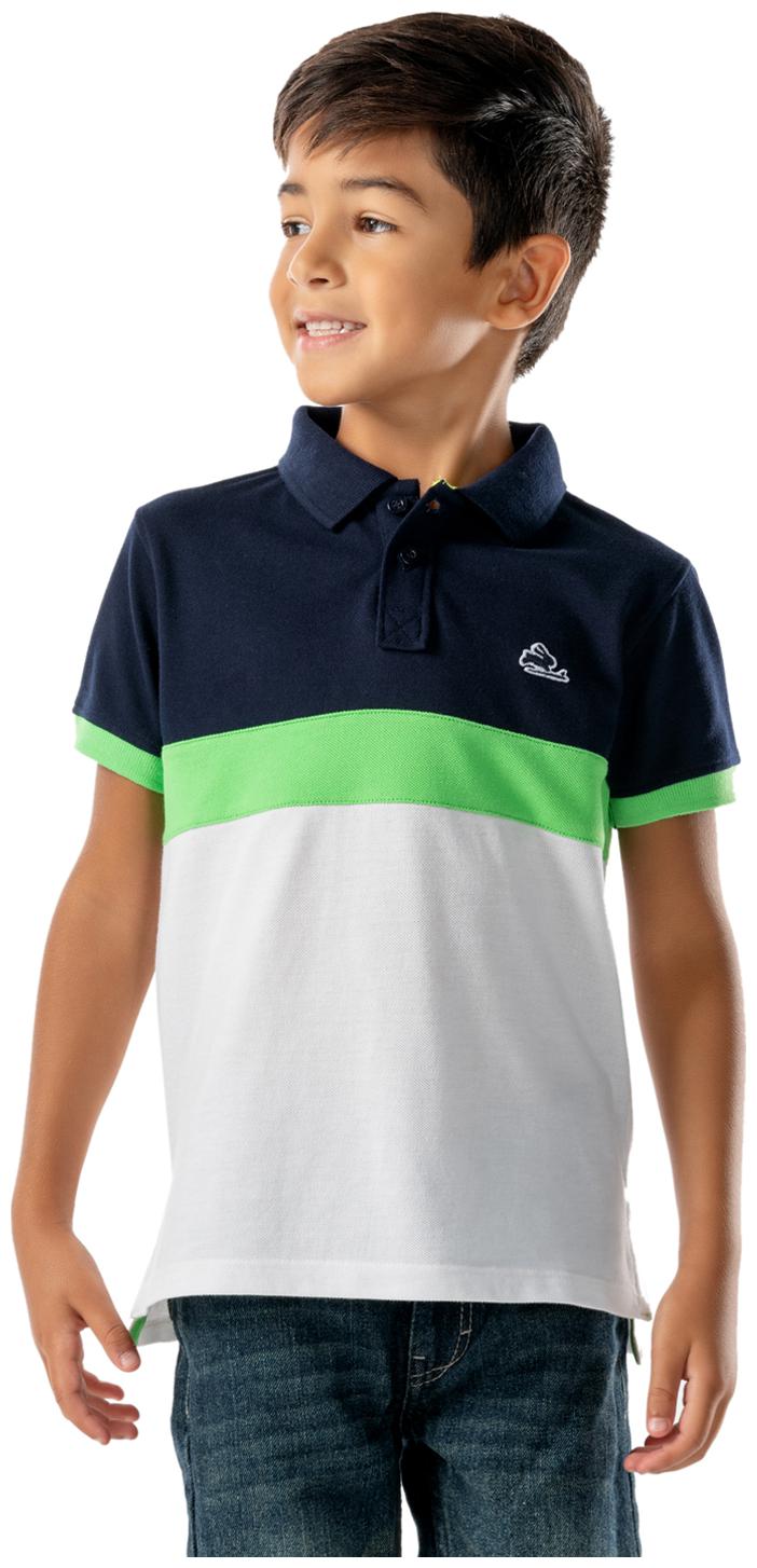 

Cherry Crumble By Nitt Hyman Blended Colorblocked T shirt for Baby Boy - Multi