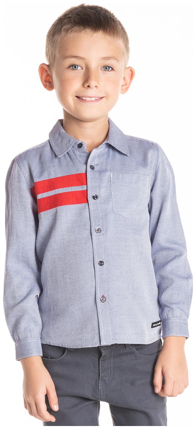 

Cherry Crumble By Nitt Hyman Boy Cotton Solid Shirt Grey