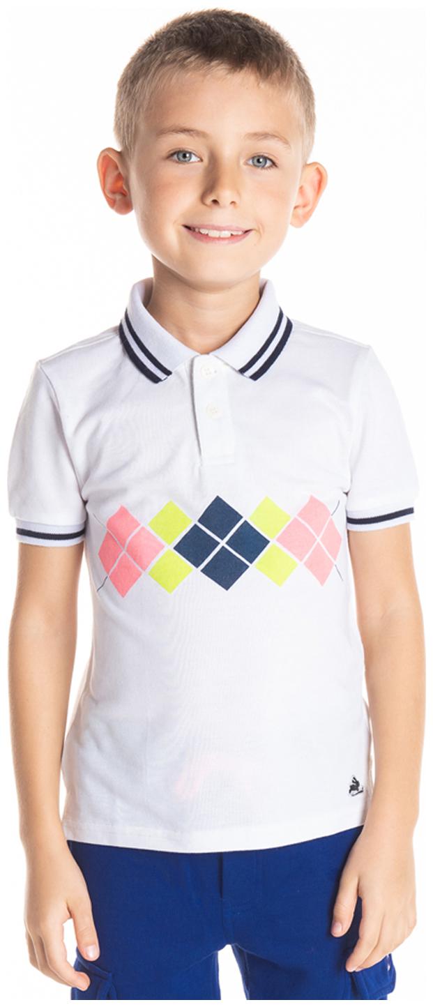 

Cherry Crumble By Nitt Hyman Boy Cotton Solid T-shirt - White