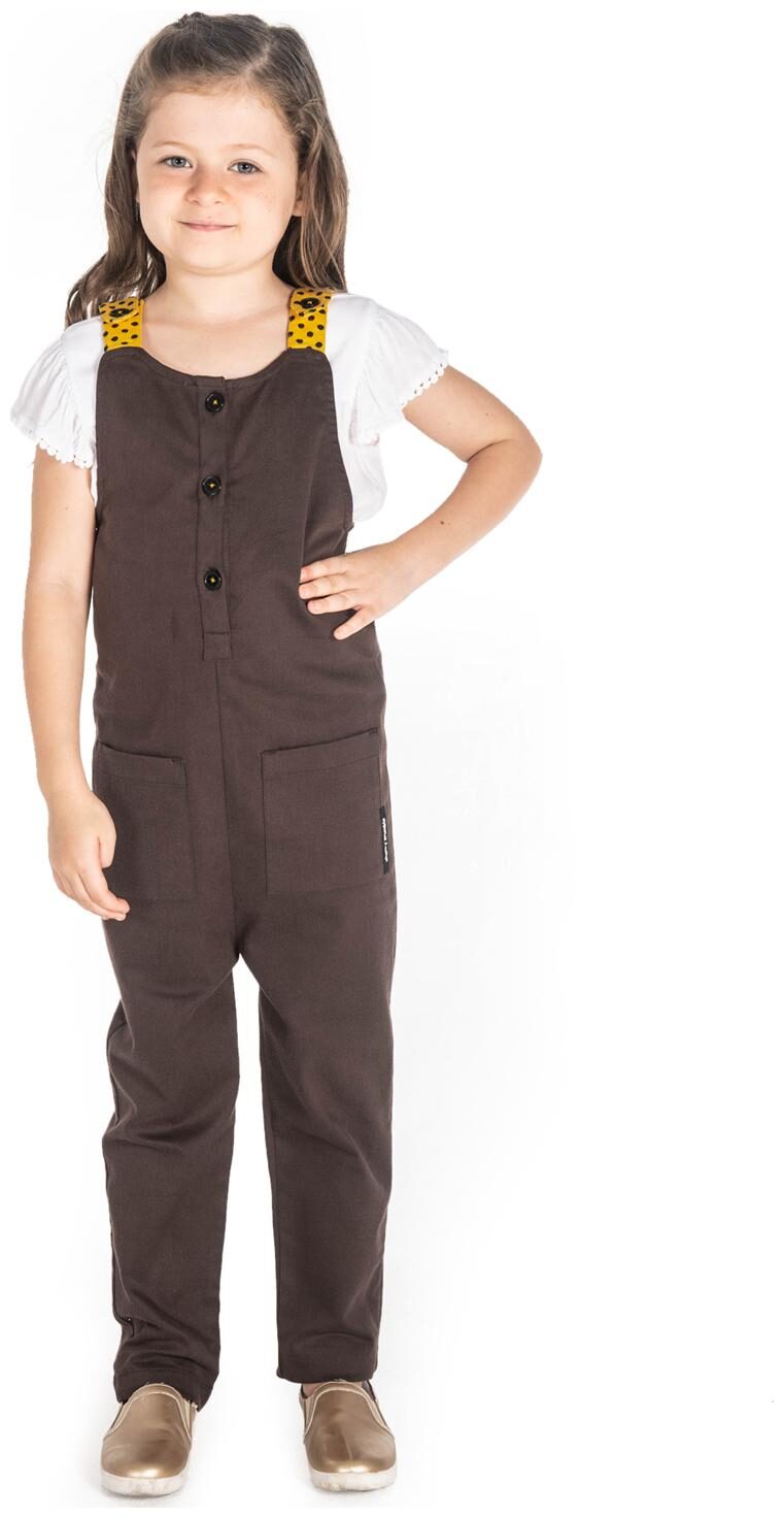 

Cherry Crumble By Nitt Hyman Baby girl Cotton Solid Body suit - Brown