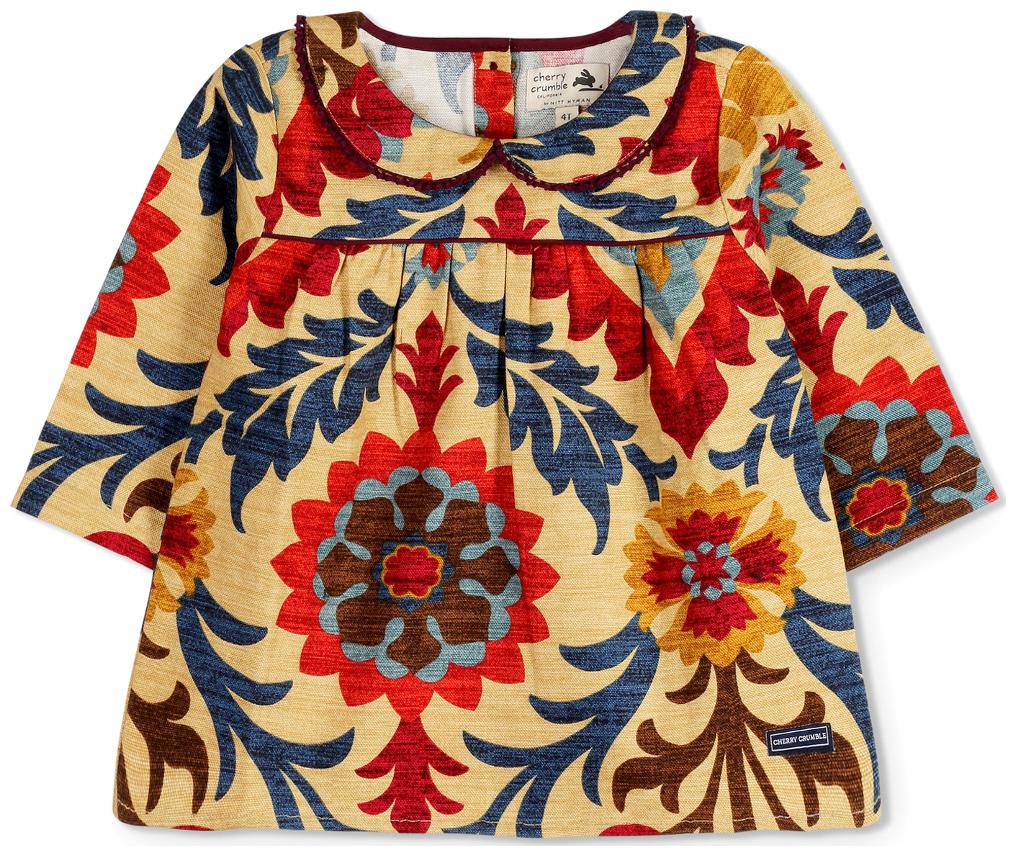 

Cherry Crumble Girl Cotton Printed Top - Multi