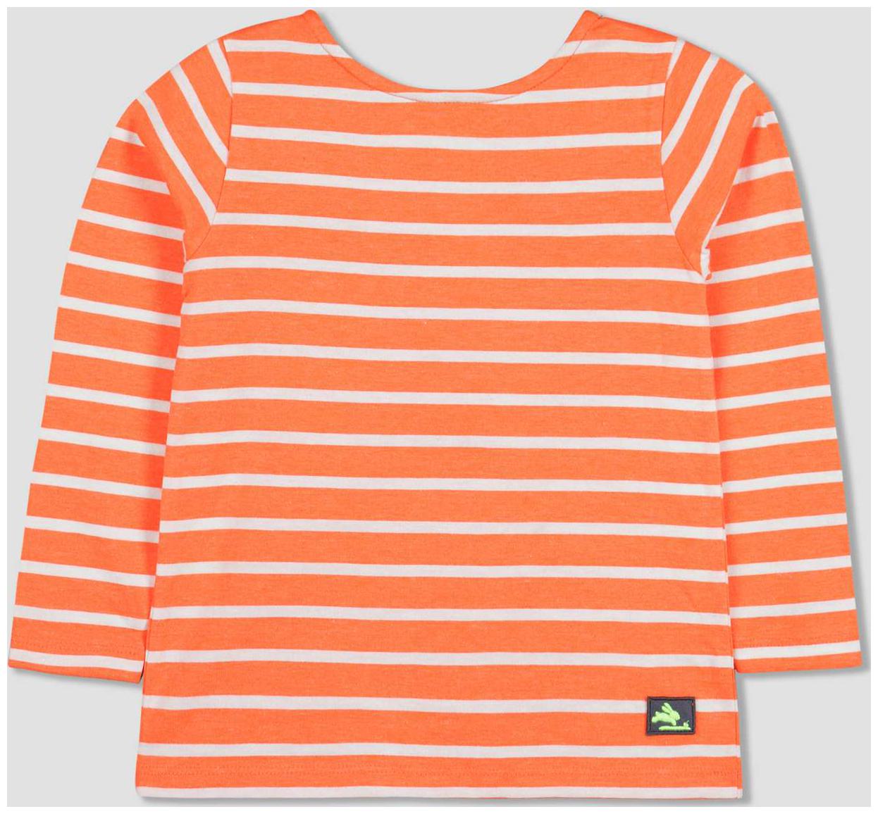

Cherry Crumble By Nitt Hyman Girl Cotton Solid T shirt - Orange