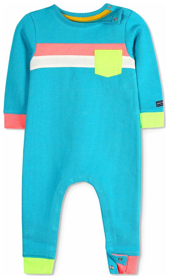 

Cherry Crumble Baby boy Cotton Solid Body suit - Blue