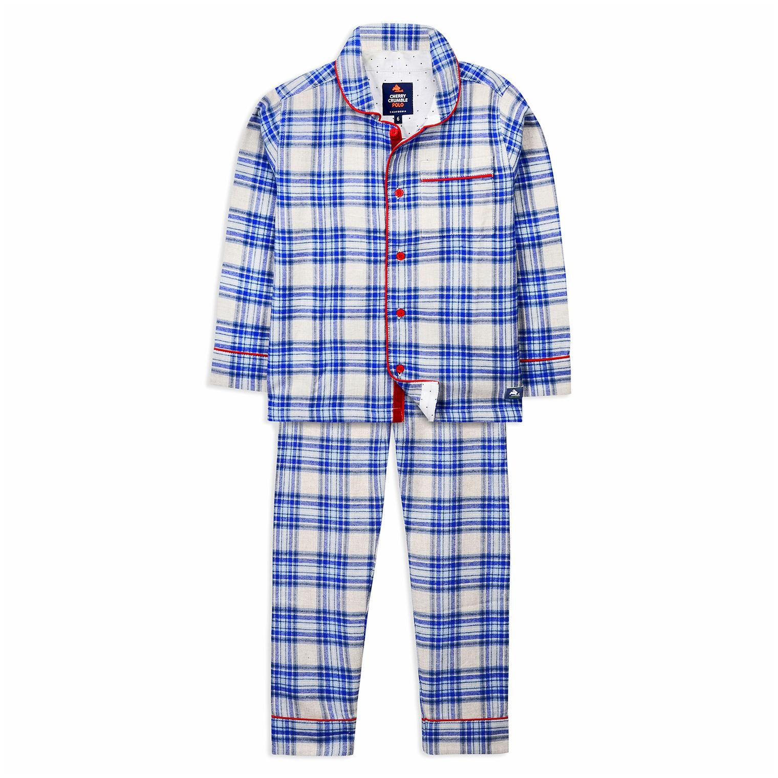 

Cherry Crumble By Nitt Hyman Sleepy PJ Set Blue