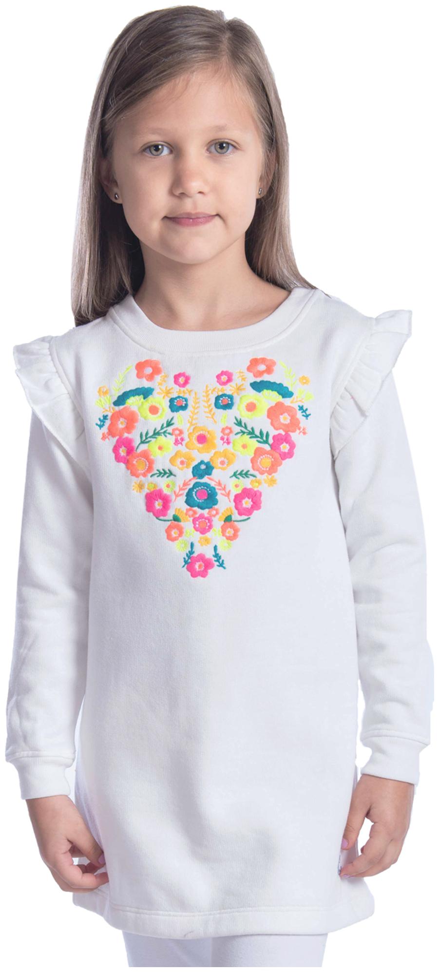 

Cherry Crumble By Nitt Hyman White Polyester Full Sleeves Knee Length Princess Frock ( Pack of 1 )