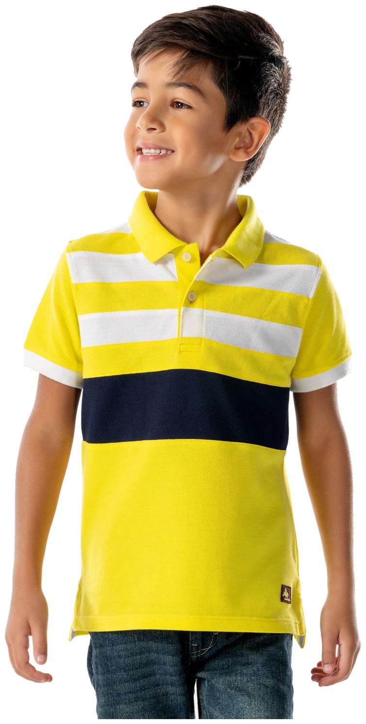 

Cherry Crumble By Nitt Hyman Blended Colorblocked T shirt for Baby Boy - Multi