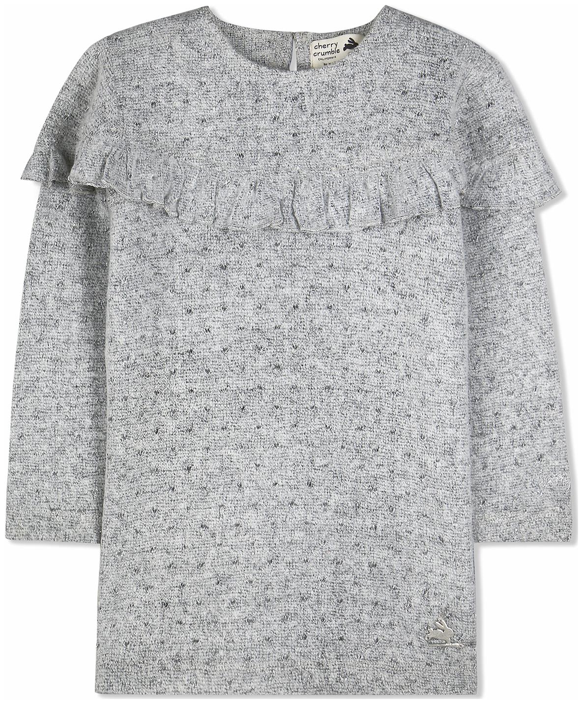 

Cherry Crumble By Nitt Hyman Baby girl Polyester Solid Halter neck frock - Grey