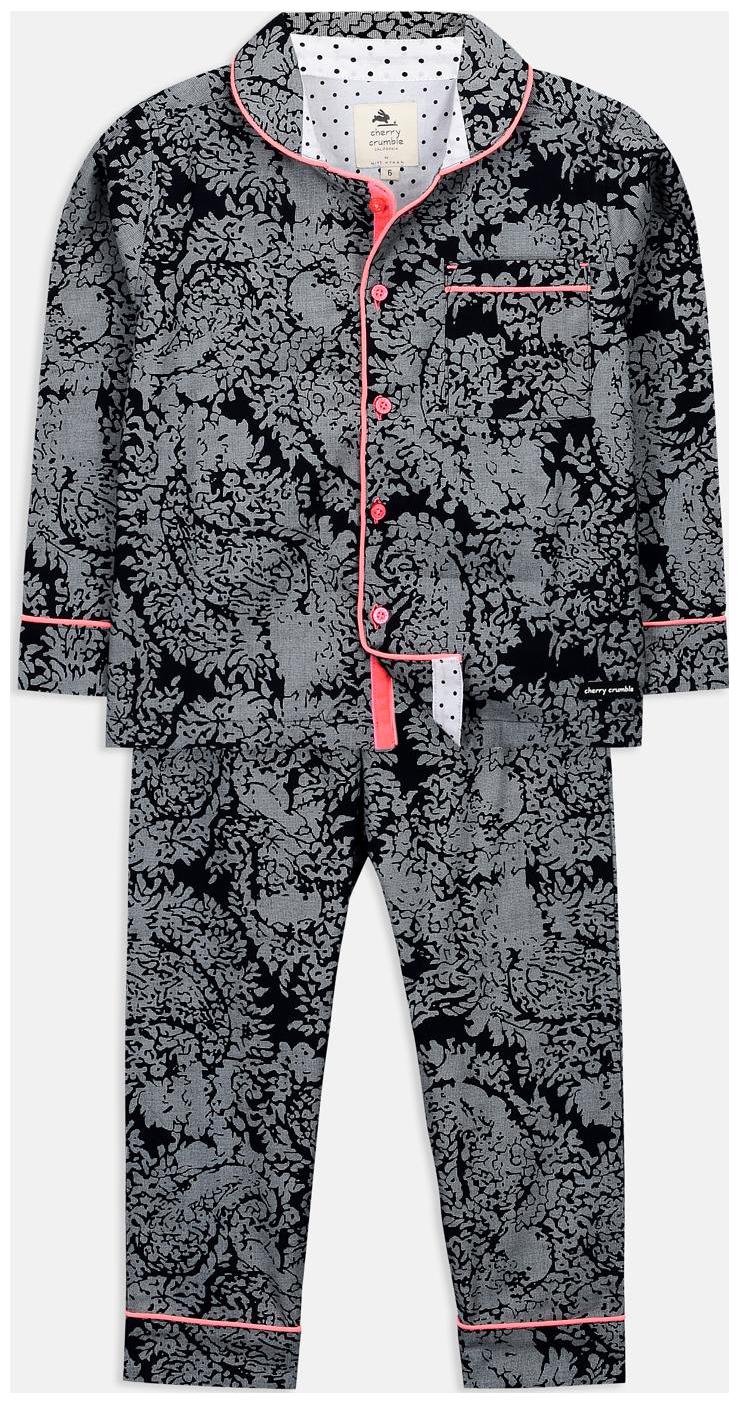 

Cherry Crumble By Nitt Hyman Cotton Solid Top Bottom Set - Multi