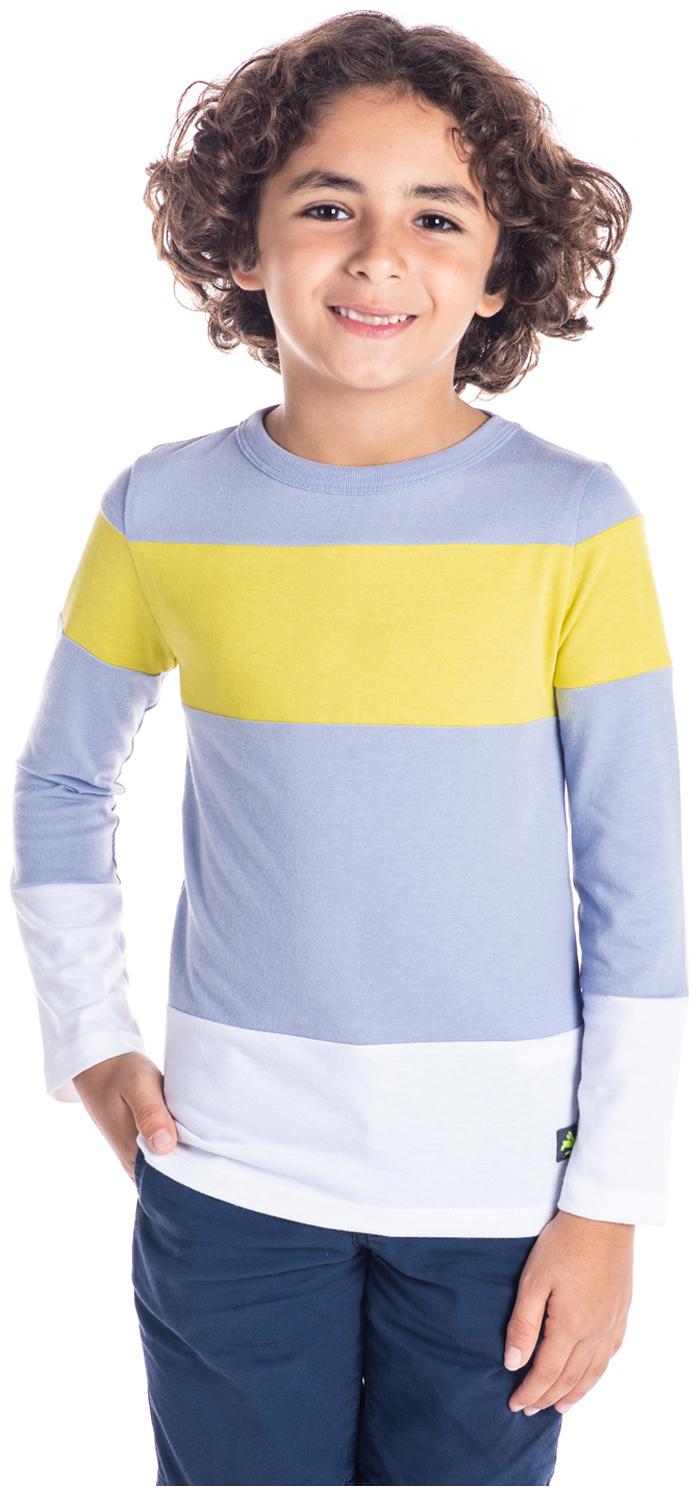 

Cherry Crumble By Nitt Hyman Cotton blend Colorblocked T shirt for Baby Boy - Multi