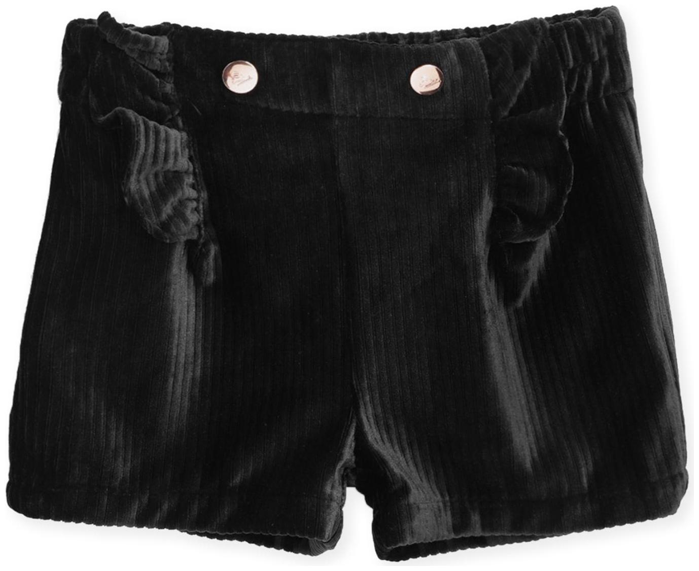 

Cherry Crumble By Nitt Hyman Girl Cotton blend Solid Regular shorts - Black