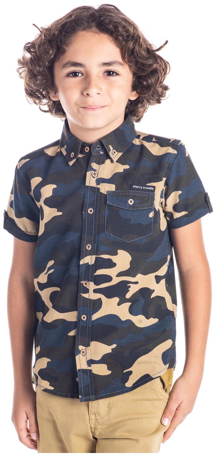 

Cherry Crumble By Nitt Hyman Cotton Printed Shirt for Baby Boy - Multi