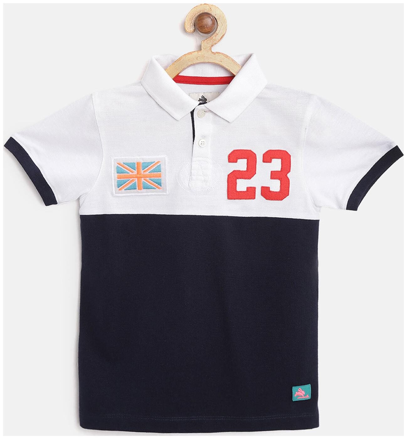 

Cherry Crumble By Nitt Hyman Cotton Solid T shirt for Baby Boy - Multi
