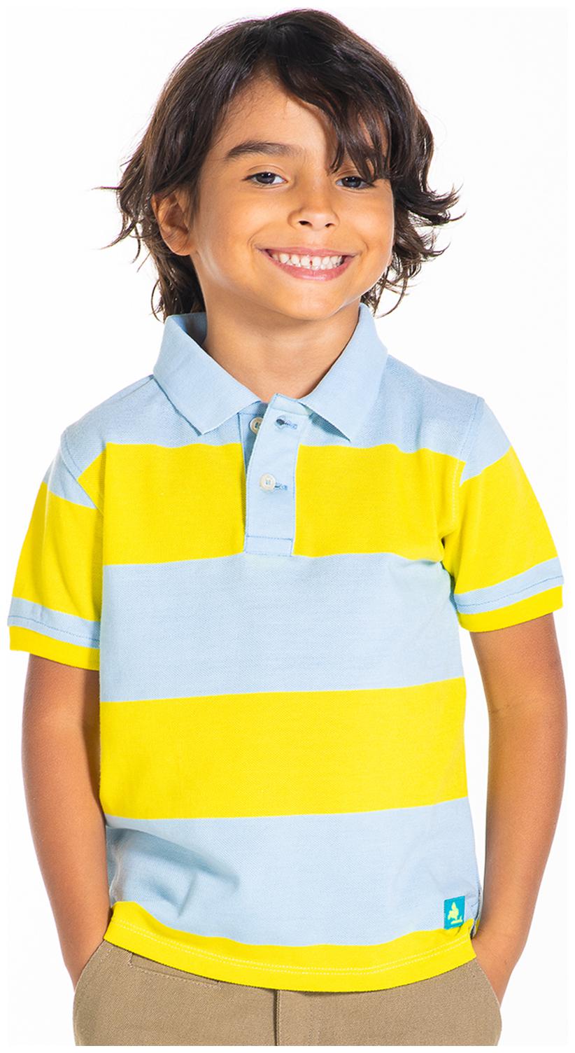 

Cherry Crumble By Nitt Hyman Boy Cotton blend Striped T-shirt - Yellow