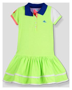 

Cherry Crumble By Nitt Hyman Baby girl Cotton Solid Collar frock - Green