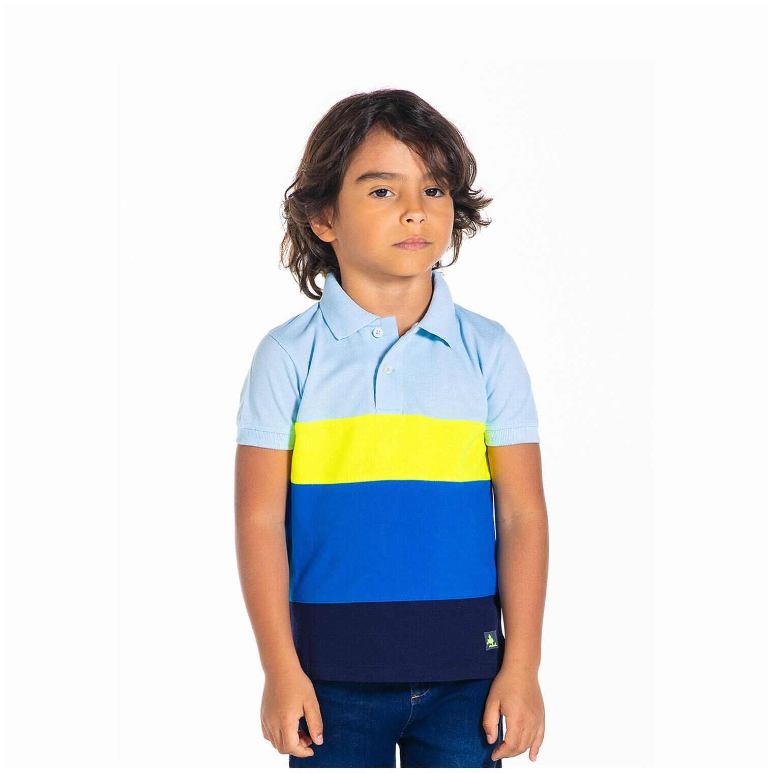 

Cherry Crumble By Nitt Hyman Boy Polyester Colorblocked T-shirt - Multi