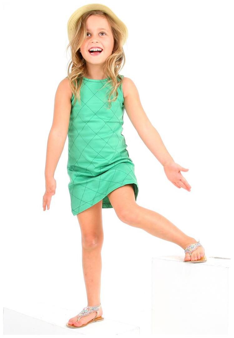 

Cherry Crumble By Nitt Hyman Baby girl Cotton Solid Princess frock - Green