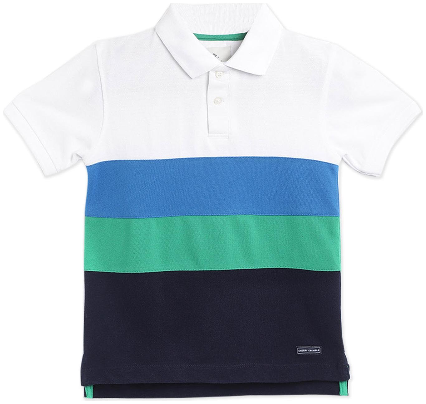 

Cherry Crumble By Nitt Hyman Boy Cotton blend Colorblocked T-shirt - Multi