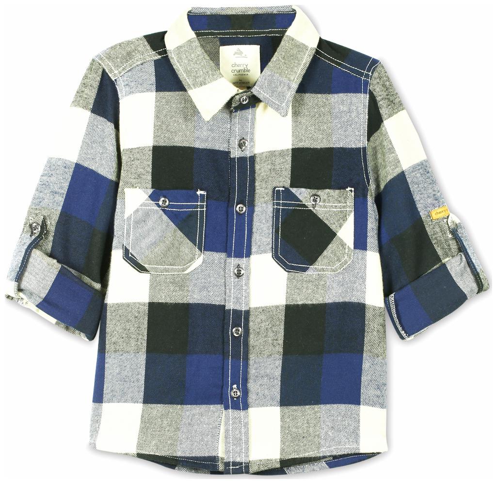 

Cherry Crumble By Nitt Hyman Cotton Striped Shirt for Baby Boy - Multi