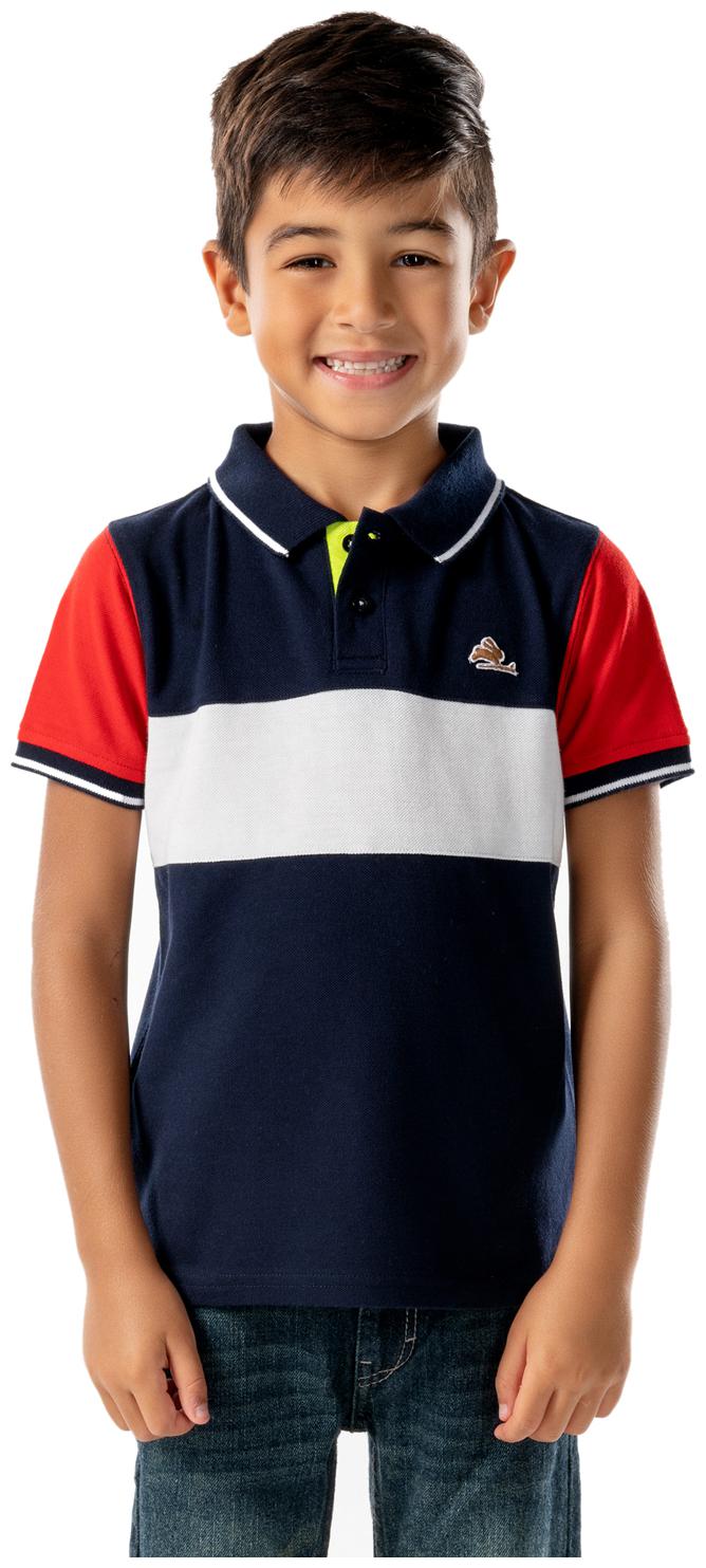 

Cherry Crumble By Nitt Hyman Blended Colorblocked T shirt for Baby Boy - Multi