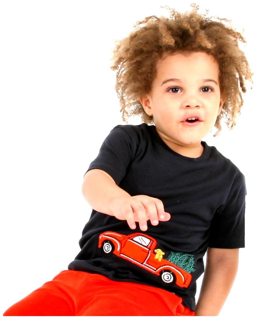 

Cherry Crumble Cotton Solid Shirt for Baby Boy - Black