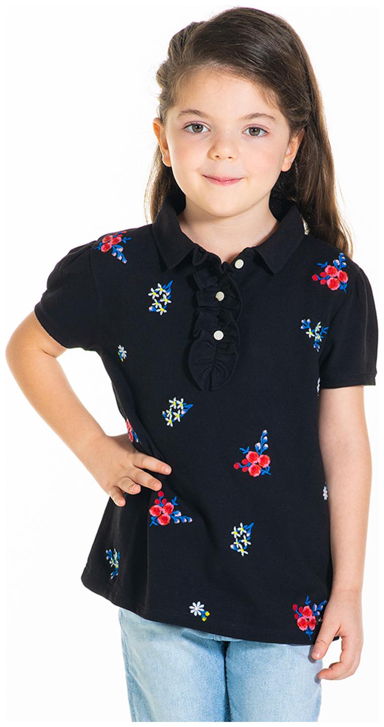 

Cherry Crumble By Nitt Hyman Girl Cotton blend Printed T shirt - Black