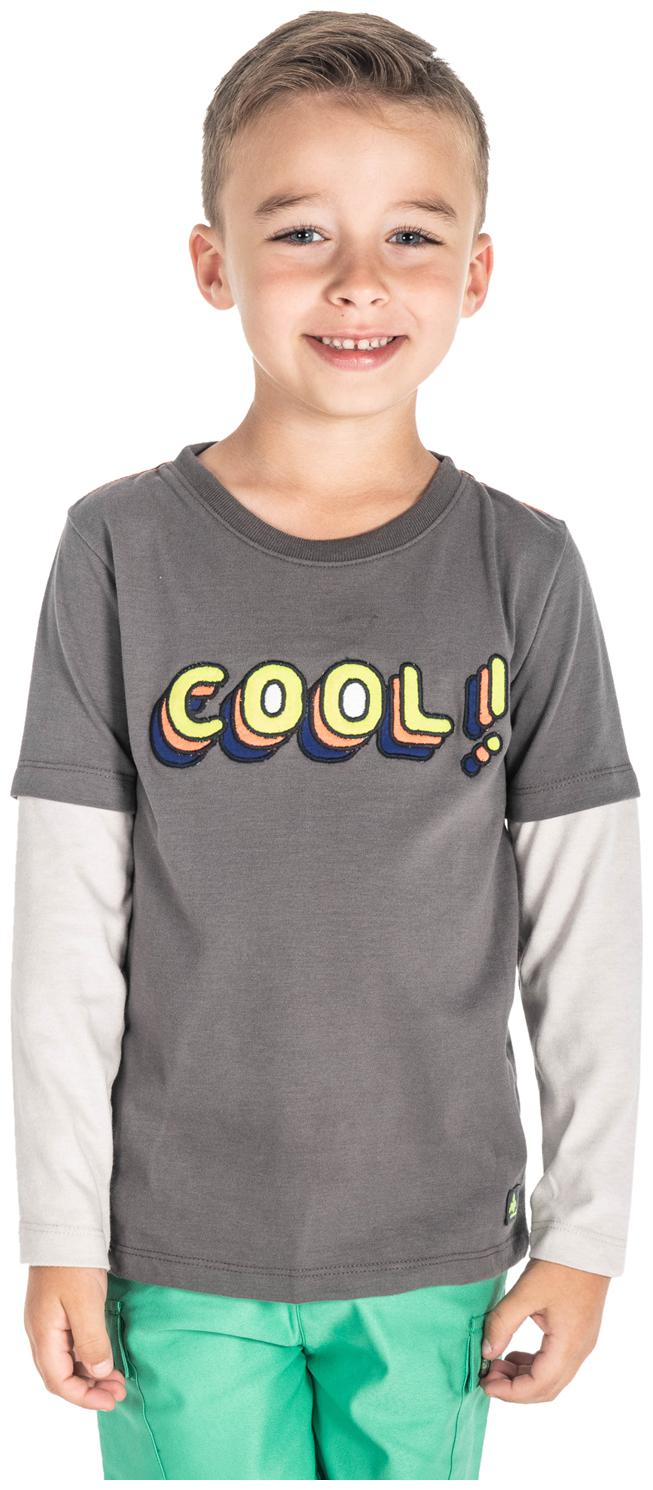 

Cherry Crumble By Nitt Hyman Boy Cotton Printed T-shirt - Grey