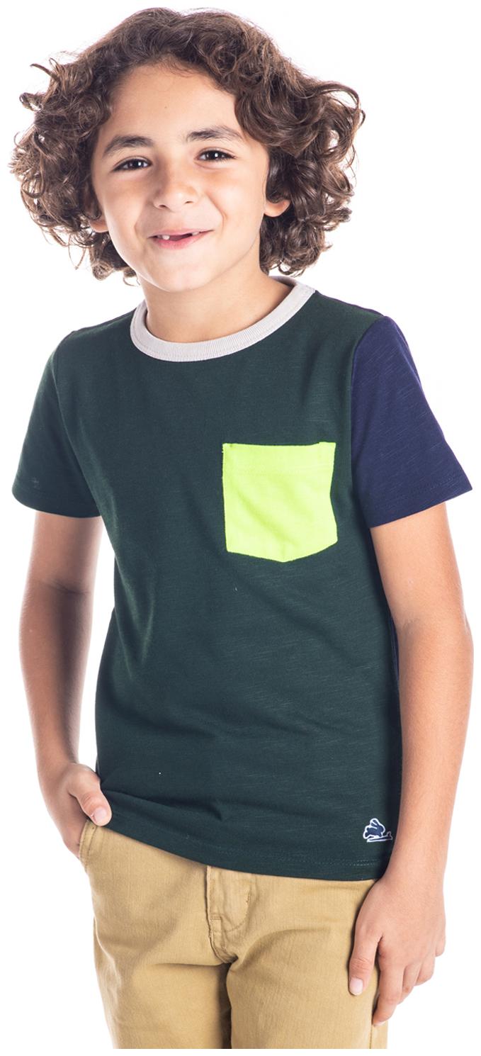 

Cherry Crumble By Nitt Hyman Cotton Solid T shirt for Baby Boy - Green