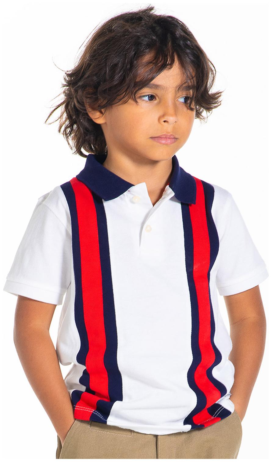 

Cherry Crumble By Nitt Hyman Boy Cotton blend Striped T-shirt - White