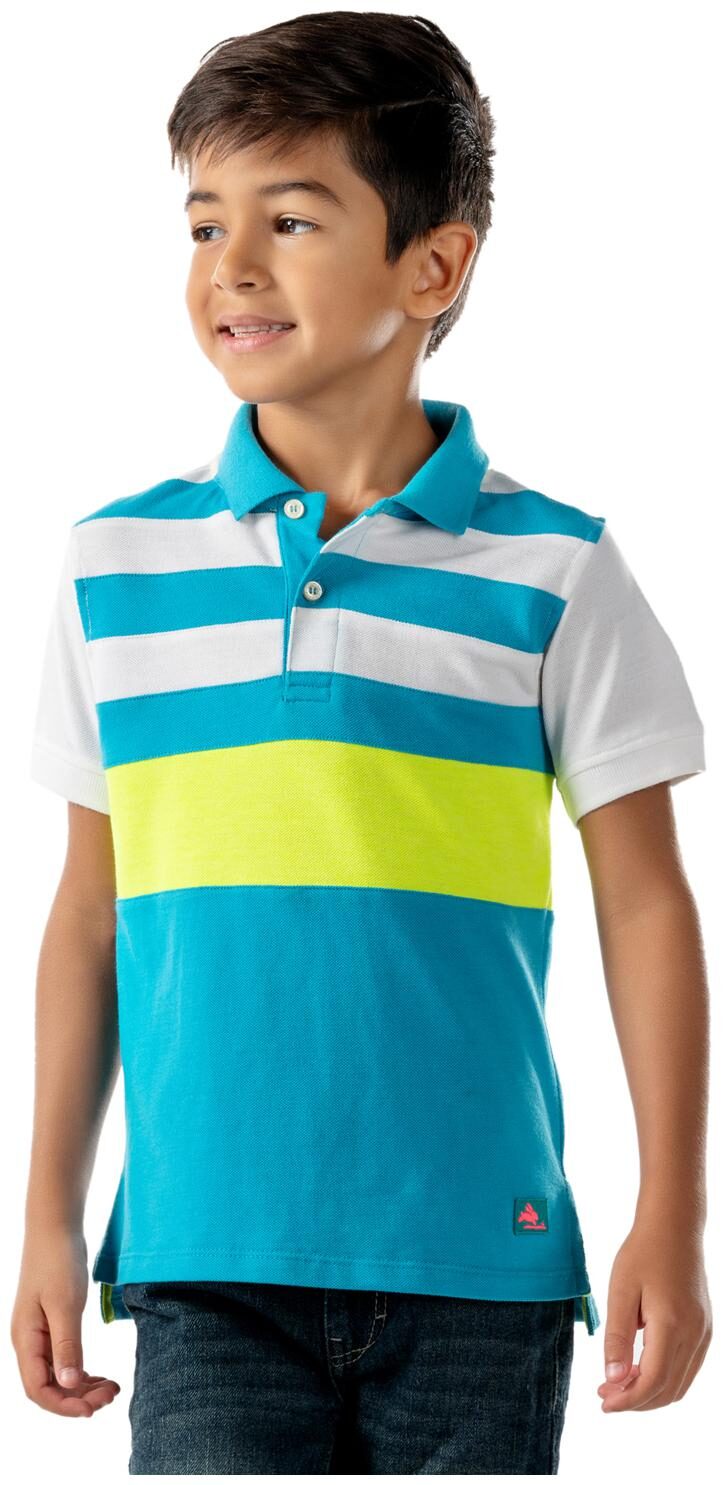 

Cherry Crumble By Nitt Hyman Boy Cotton blend Colorblocked T-shirt - Multi