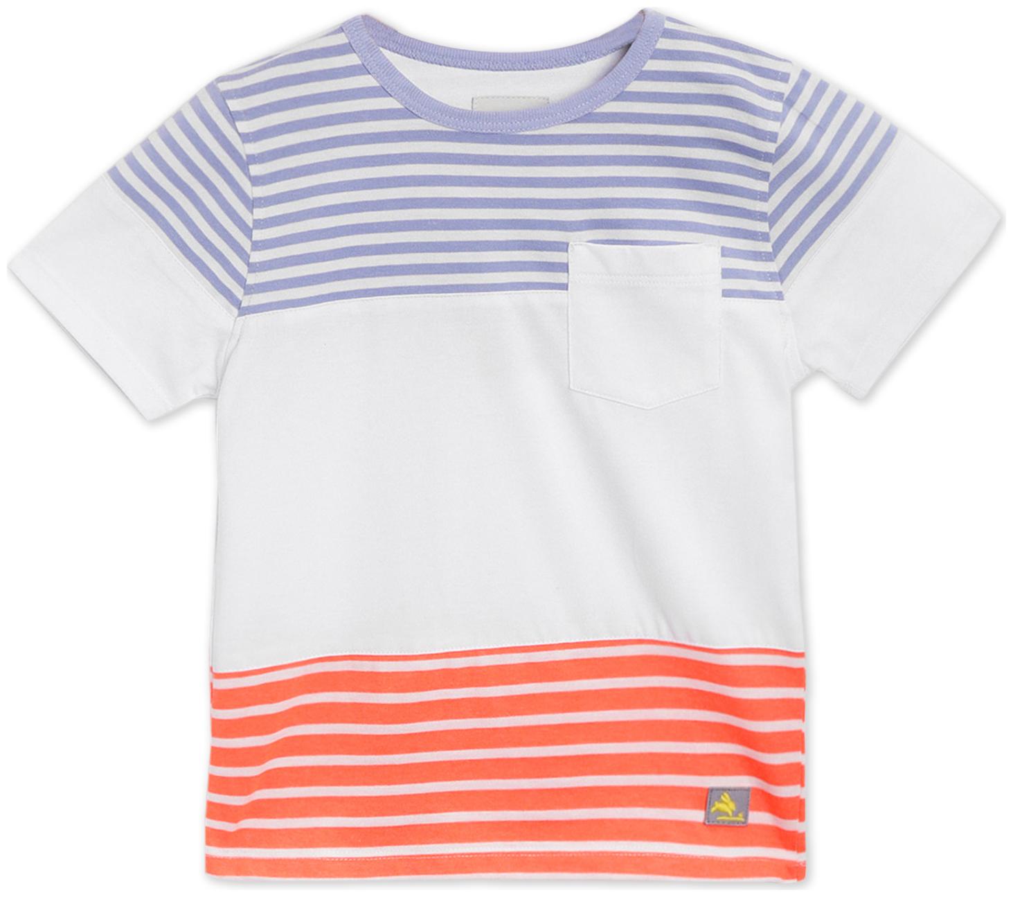 

Cherry Crumble By Nitt Hyman Cotton blend Colorblocked T shirt for Baby Boy - Multi