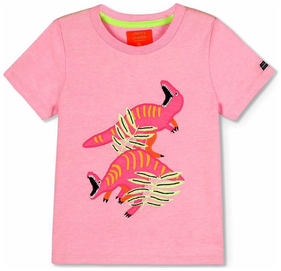 

Cherry Crumble By Nitt Hyman Boy Cotton Solid T-shirt - Pink