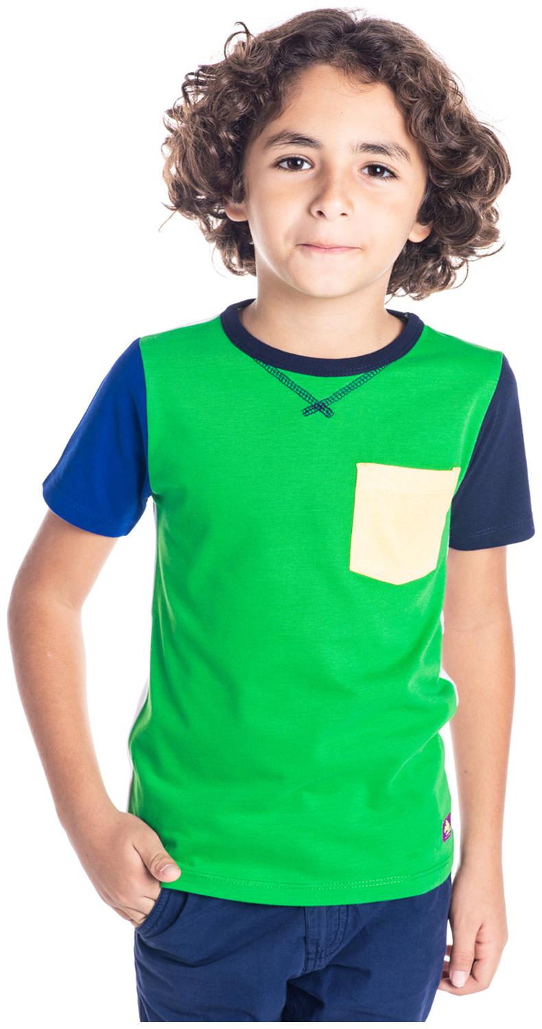 

Cherry Crumble By Nitt Hyman Boy Cotton Solid T-shirt - Green
