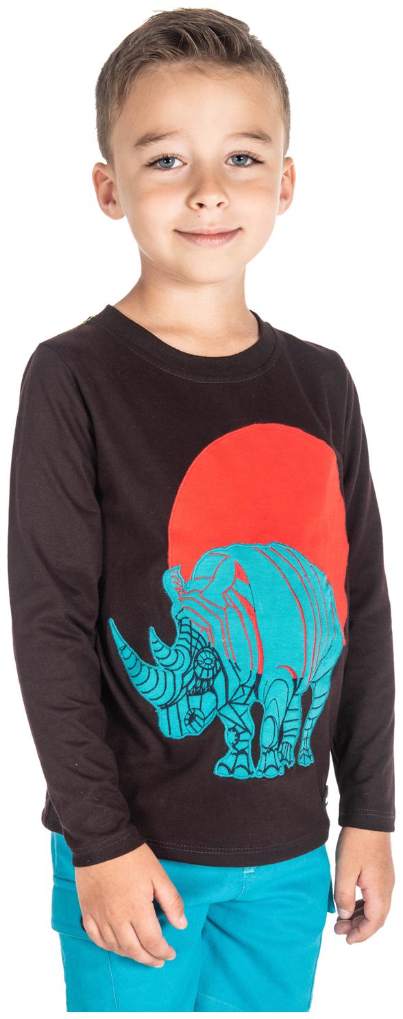 

Cherry Crumble By Nitt Hyman Boy Cotton Printed T-shirt - Brown