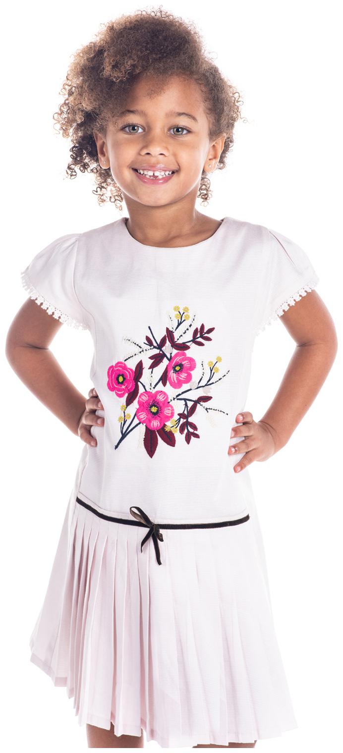 

Cherry Crumble By Nitt Hyman Beige Cotton Short Sleeves Knee Length Princess Frock ( Pack of 1 )