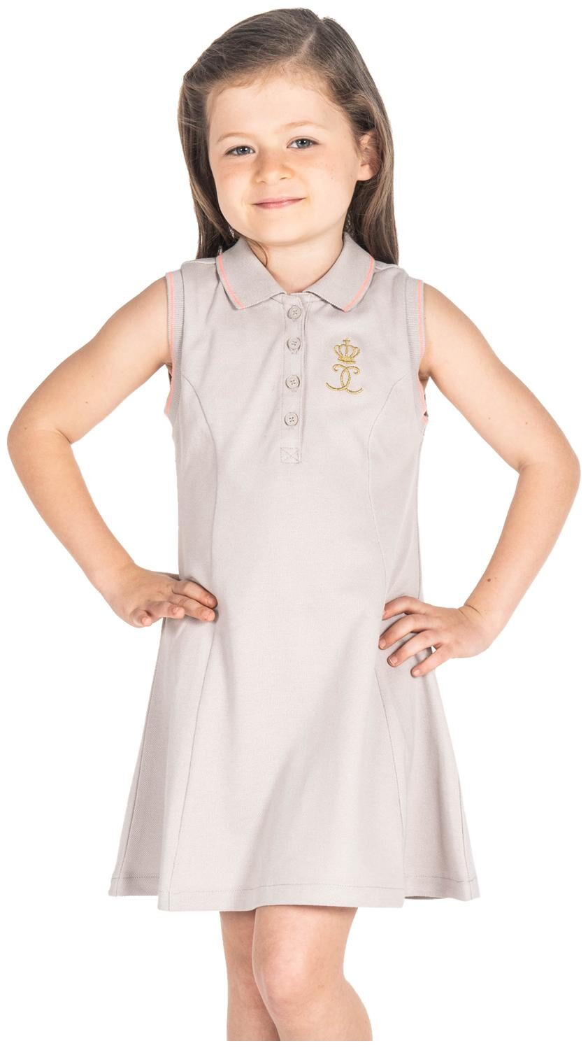 

Cherry Crumble Lurex Polo Dress